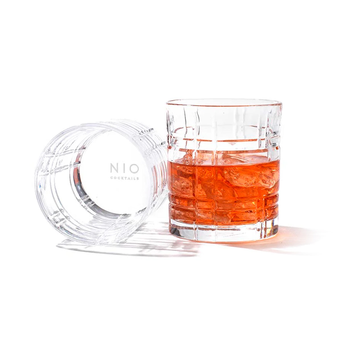 2x Cut Glass Tumblers