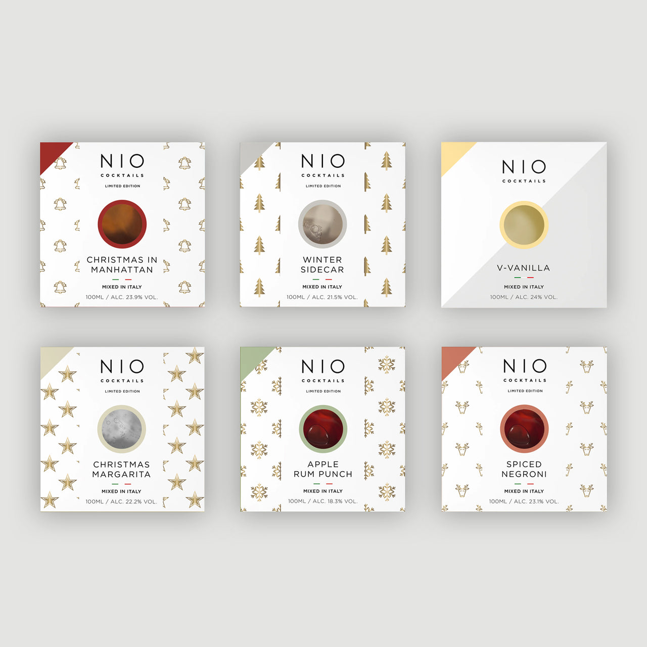 Limited Edition Christmas Cocktail Gift Set (6 pack)